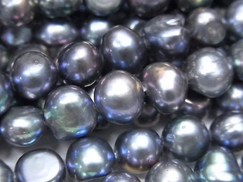 Navy colored Freshwater pearls for sale