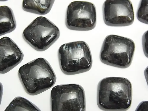 Nuummite cabochons for jewelry making supplies