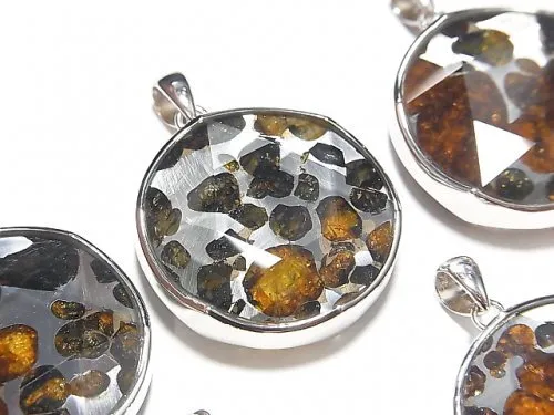Pallasite Meteorite pendants