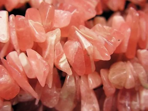 Rhodochrosite gemstone for necklace