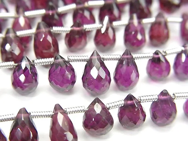 Rhodolite garnet gemstones for jewelry making