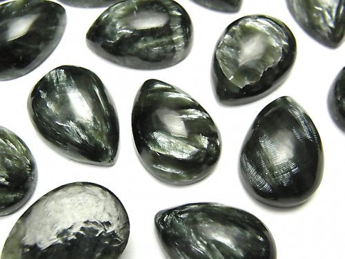 Seraphinite beads and cabochons for sale