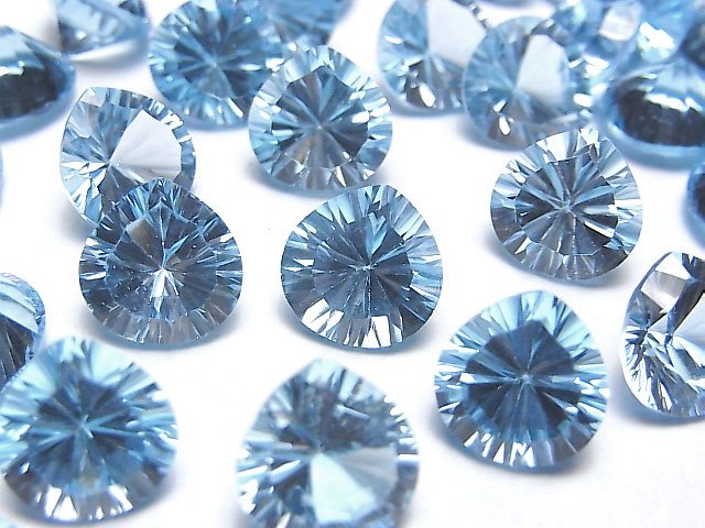 Blue topaz types, this is sky blue topaz cut stone