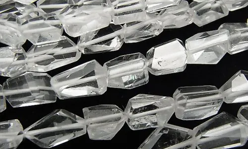 White topaz beads