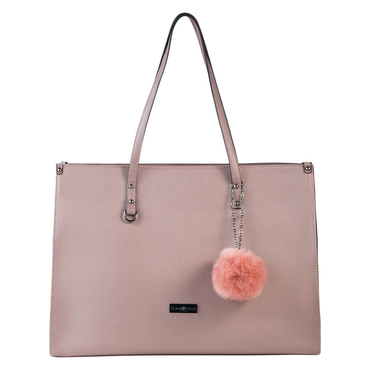 Supernova Pompom Ladies Laptop Bag | Dusty Pink– KaryKase