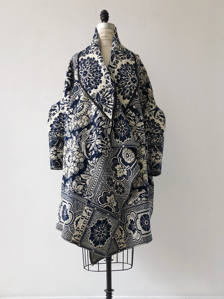 1839 coverlet cocoon coat