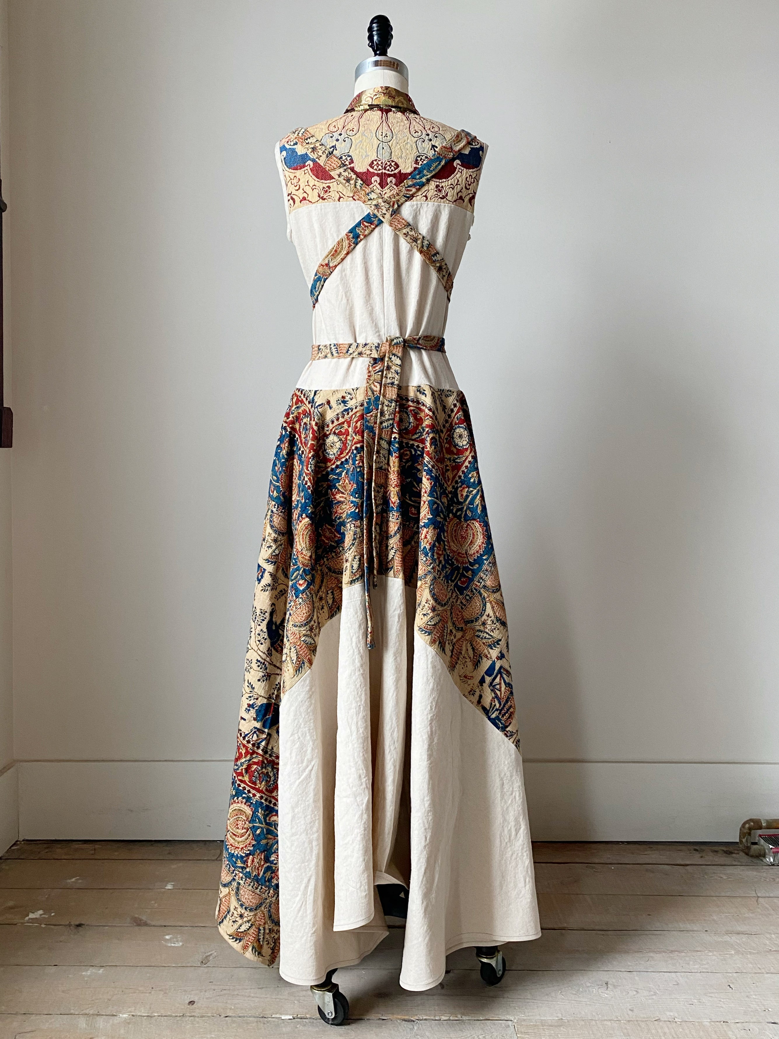 patchwork amanda tie dress – garygraham422