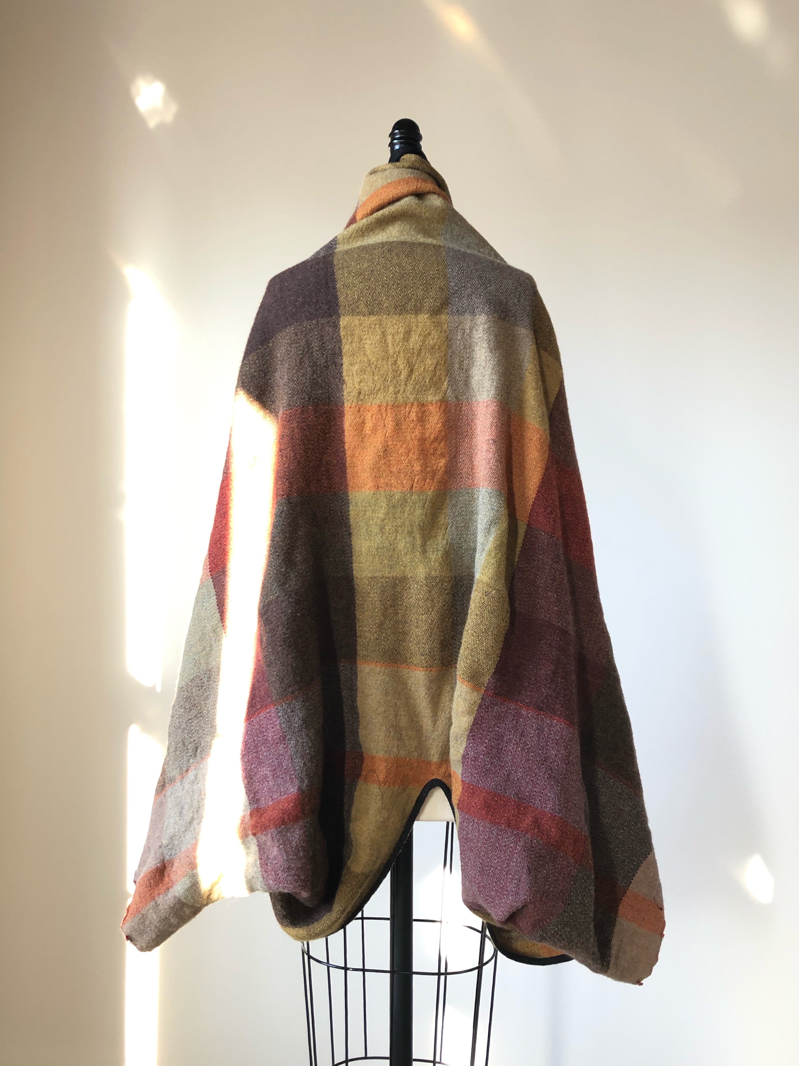 thistle hill herringbone plaid kimono wrap – garygraham422