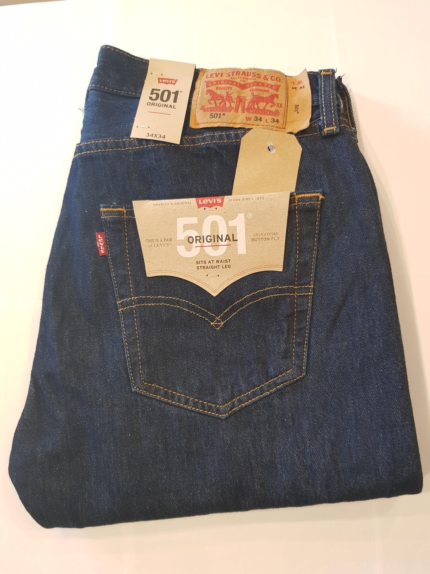 Levi's 501 Straight - Rinse Blue – Texas Radio Hamilton