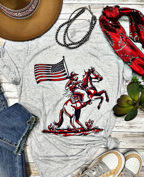Patriotic Cowboy Tess