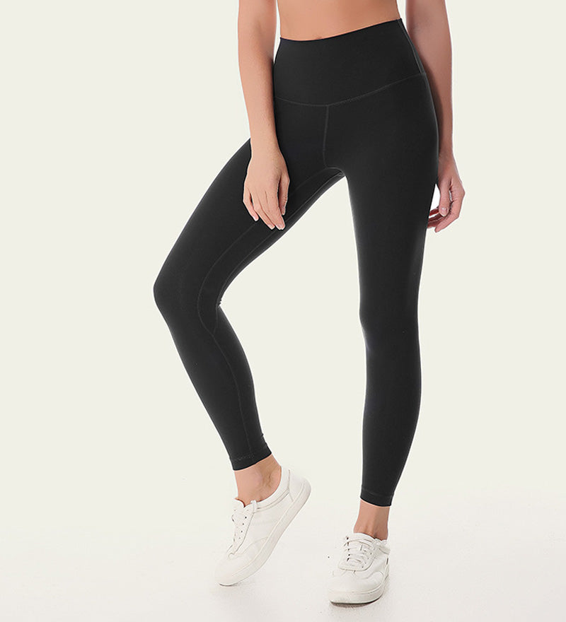 Hoge Taille Legging Dames Sport Fitness Yoga Broek Lange Ondoorzichtige Legging  Yoga Broek Sportbroek Leggings Fitness Broek met Zakken Zwart XS  Happygetfit | Webshoplocatie.nl