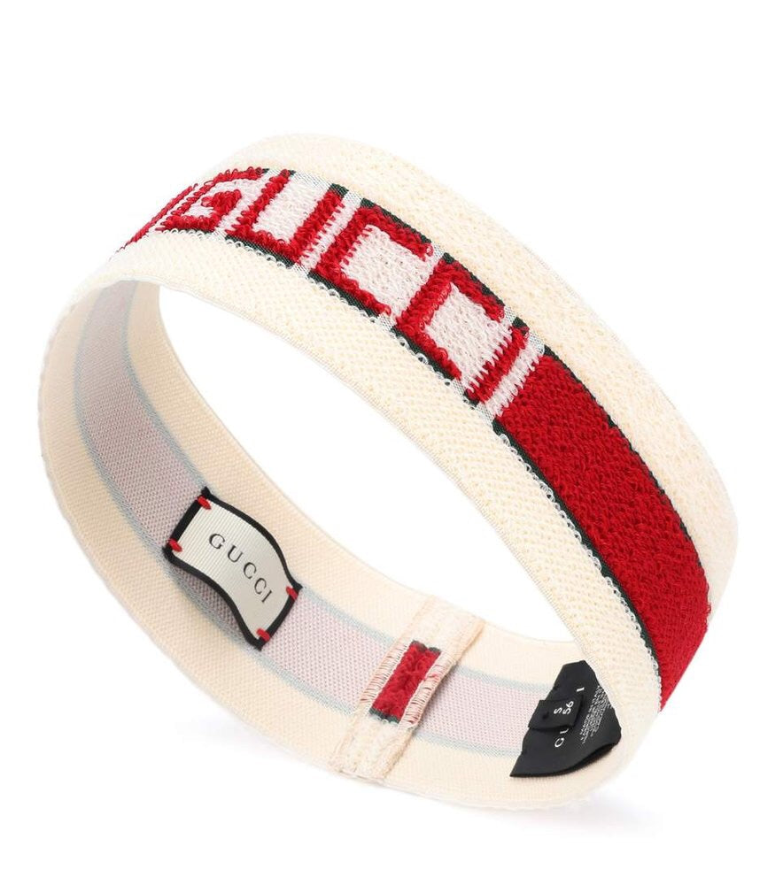 elastic gucci stripe headband