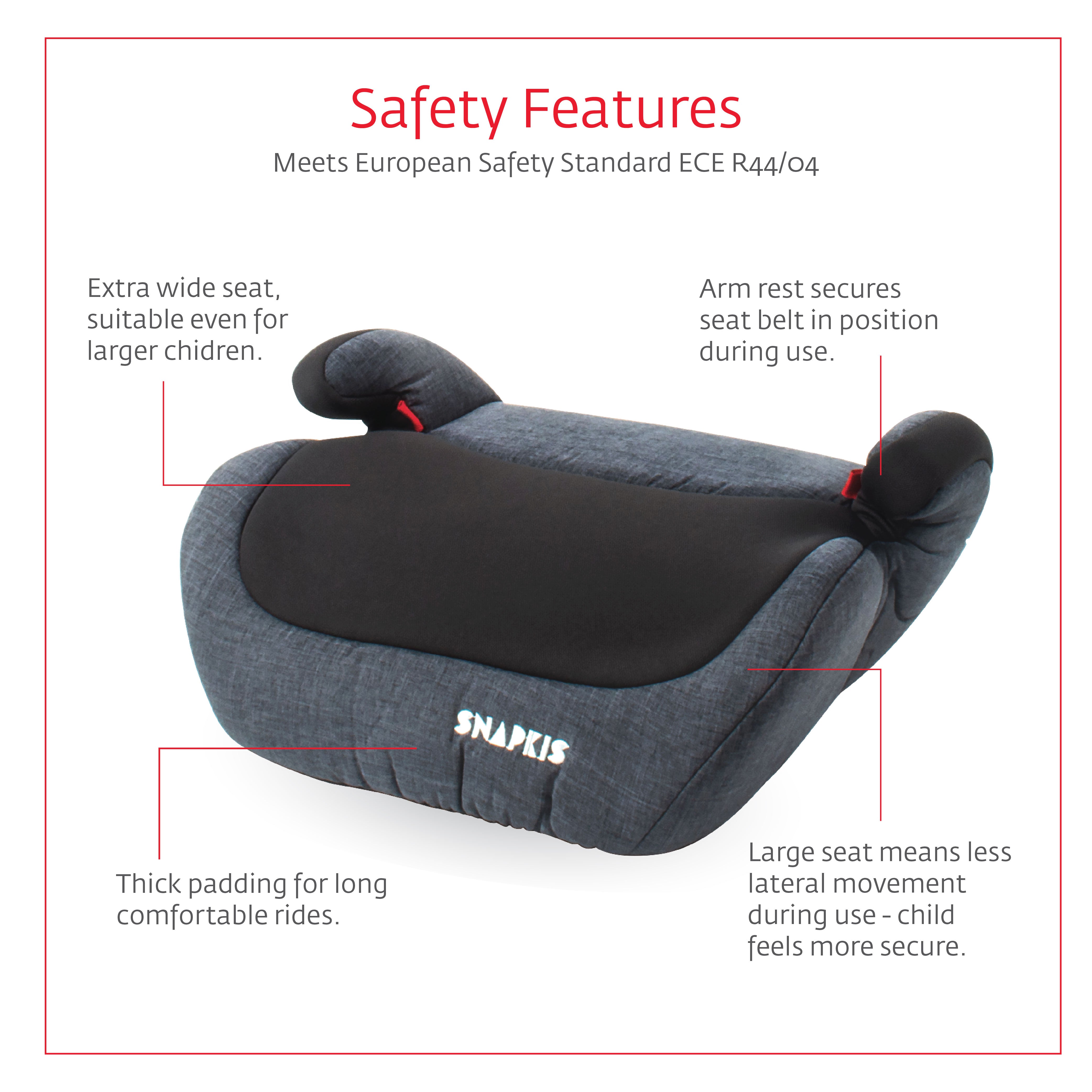 Snapkis Maxi Booster and its safety features