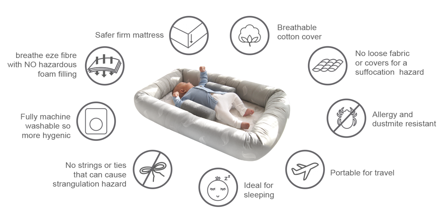 Babyhood Cosy Crib Not Too Big