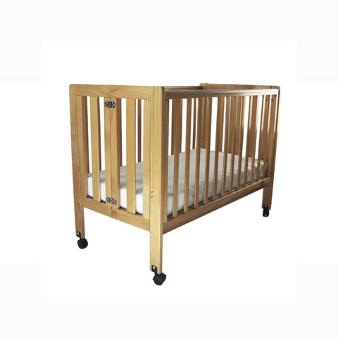 large wooden cot