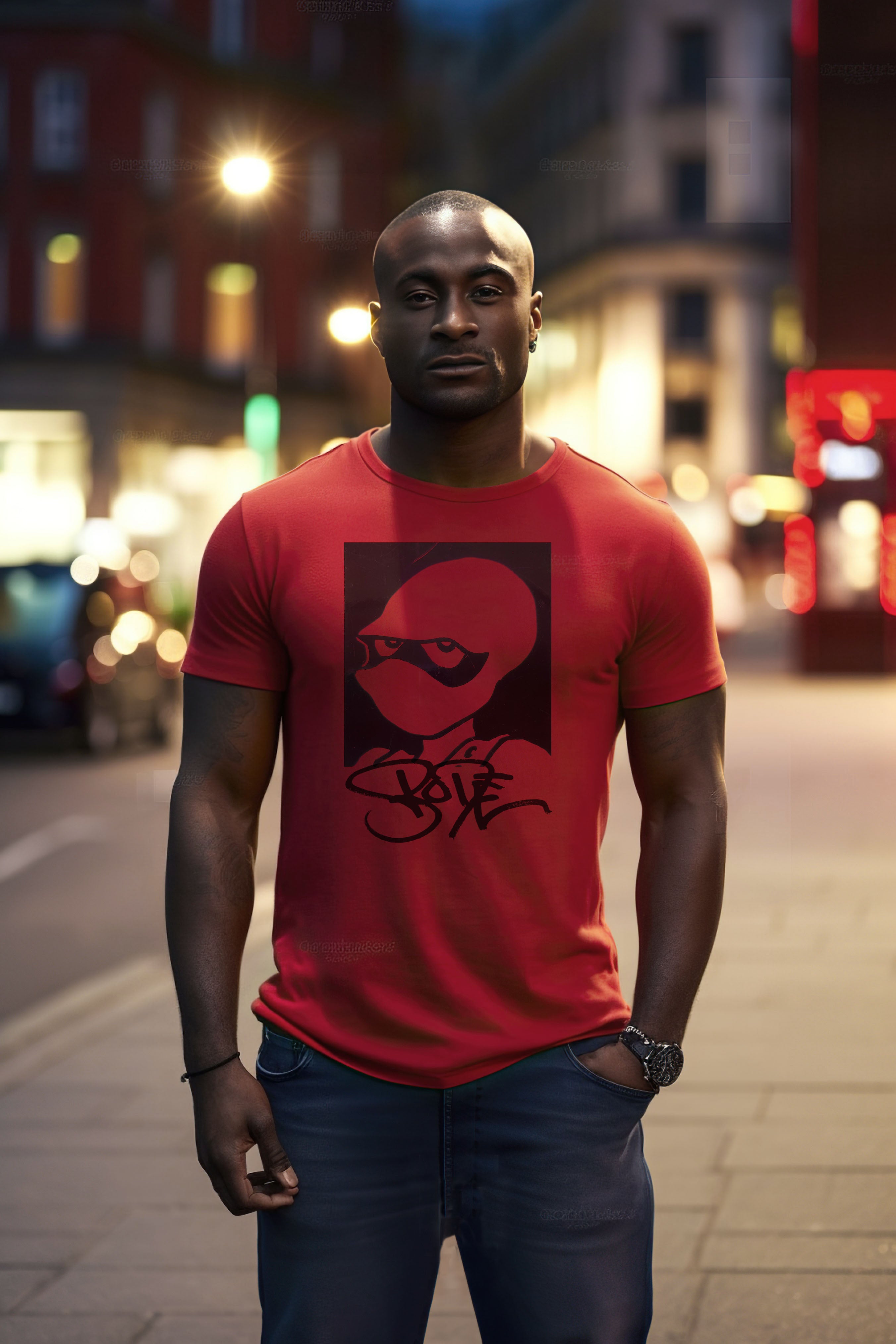 Bode Cobalt 60 Limited Edition Tee Red – de•Kryptic