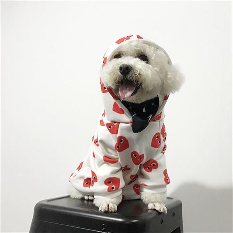 comme des garcons dog shirt