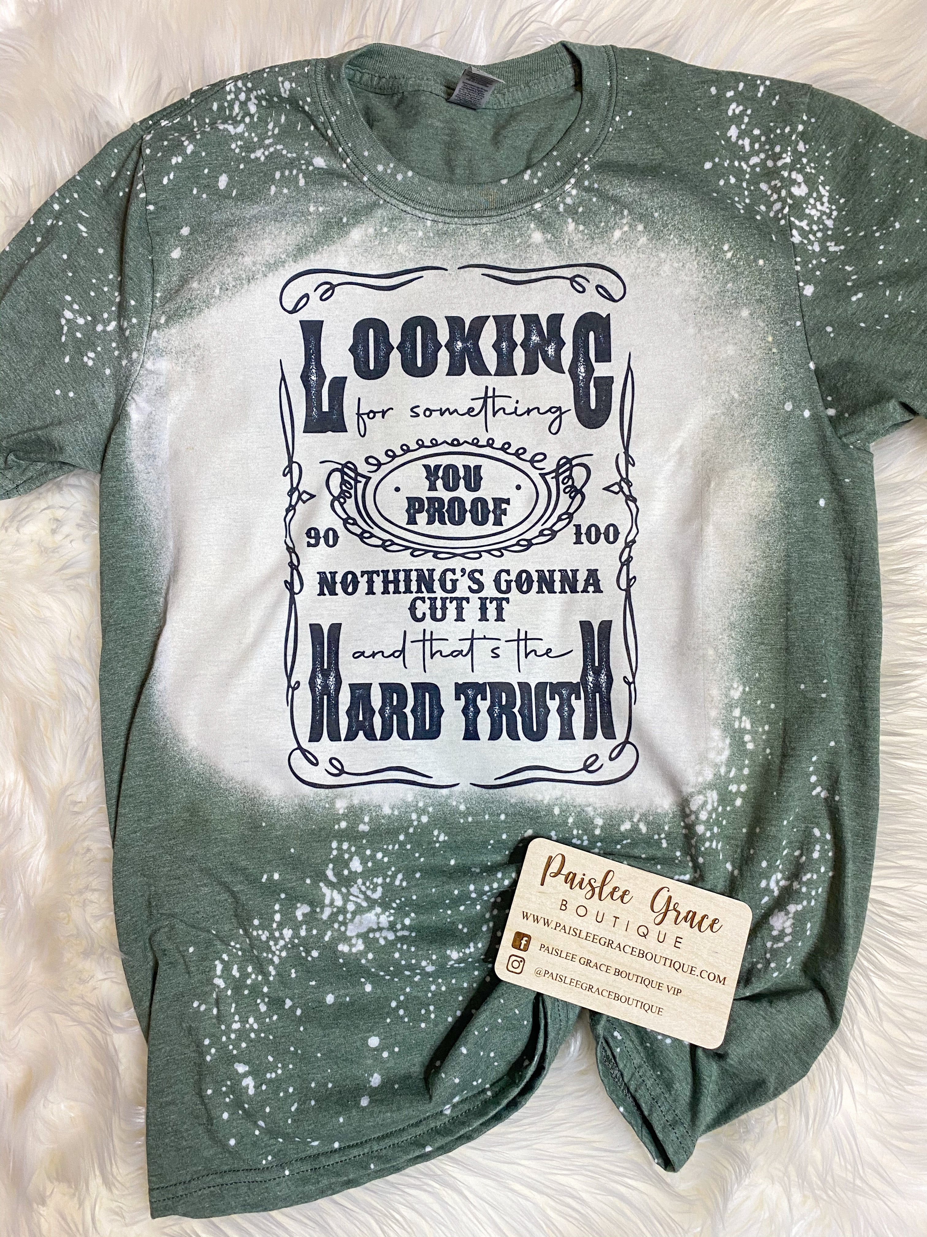 You Proof Bleached Tee