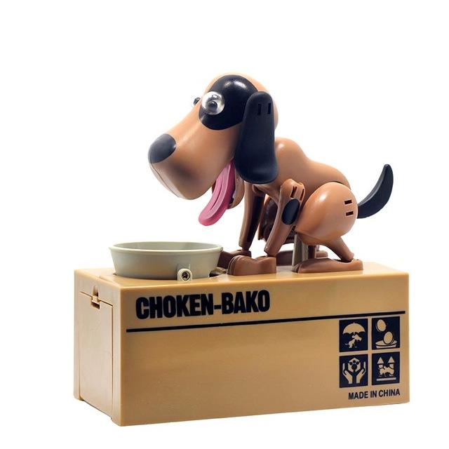 dog bank toy