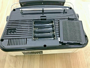 Bush Classic Mini Retro AM FM Radio Retro Vintage Portable Battery Mains Plug