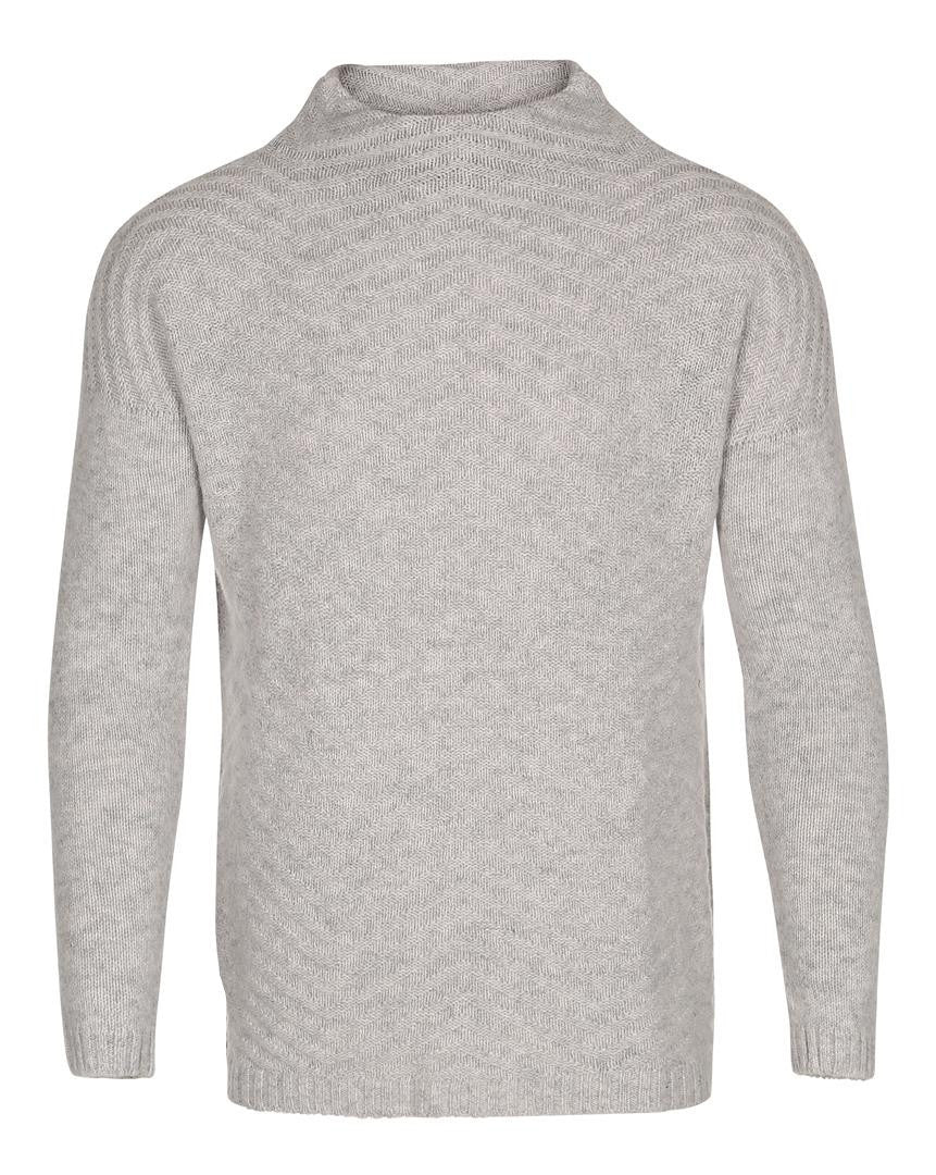 Dame Hawick Knitwear Merino Sweater Grey – sweater-ireland.dk