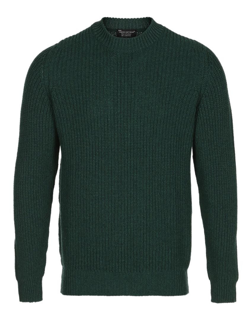 Herre Hawick Knitwear Sweater Green – sweater-ireland.dk