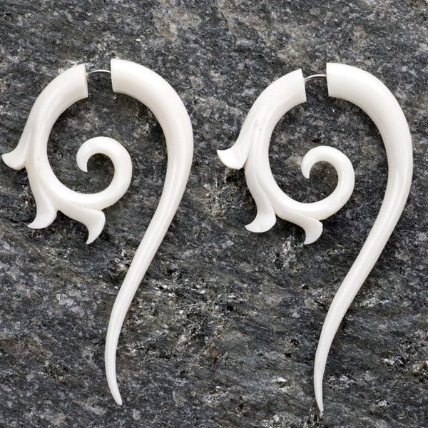 bone earrings