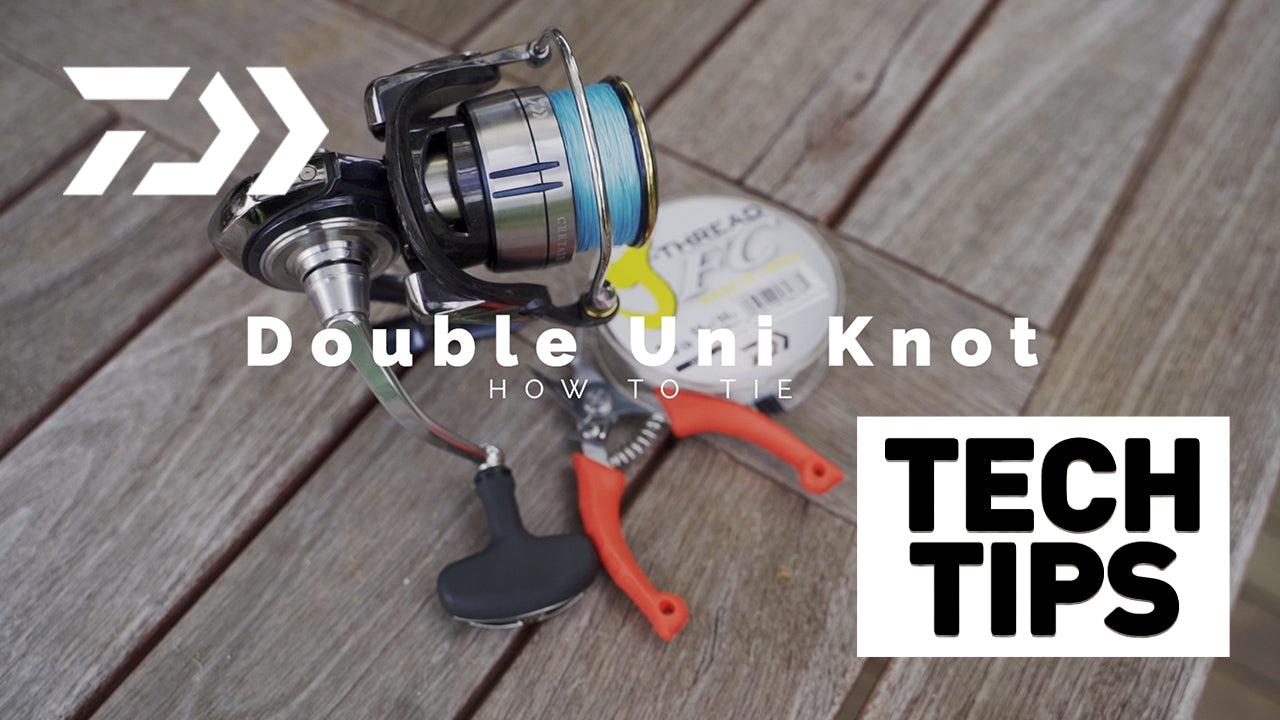 How to Tie a Double Uni Knot- Daiwa Tech Tip – Daiwa Australia
