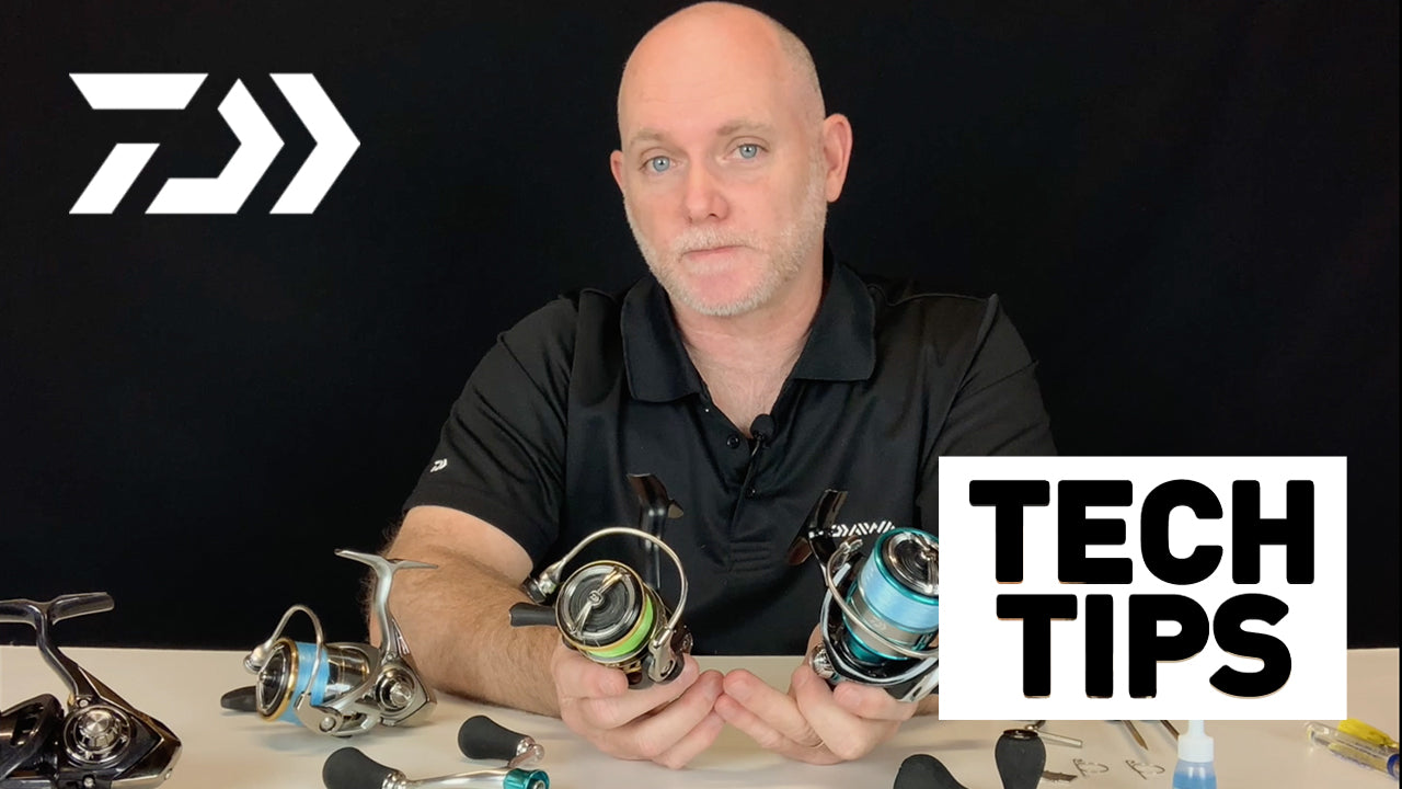 HOW TO REMOVE AND SWAP THE HANDLE ON A SPIN REEL- DAIWA TECH TIPS