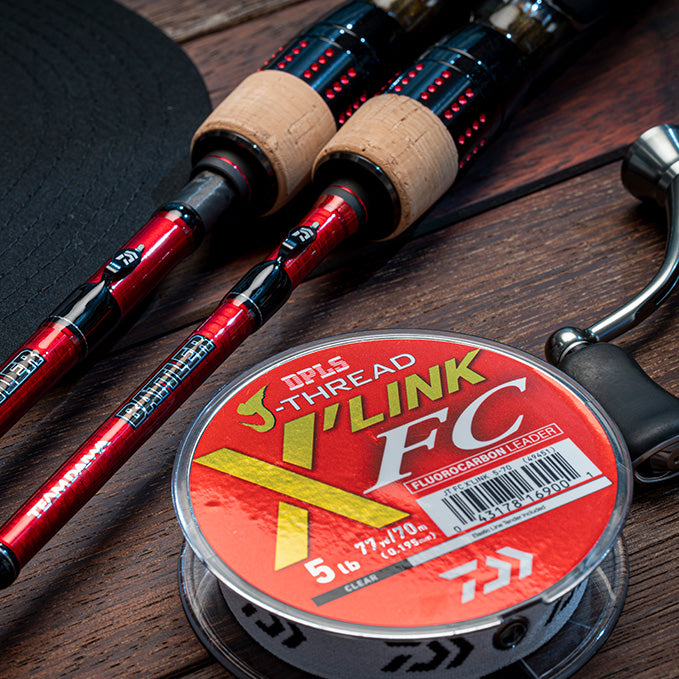 Daiwa Saltiga X-Link Fluorocarbon Leader #8/30lb/30m for Sale