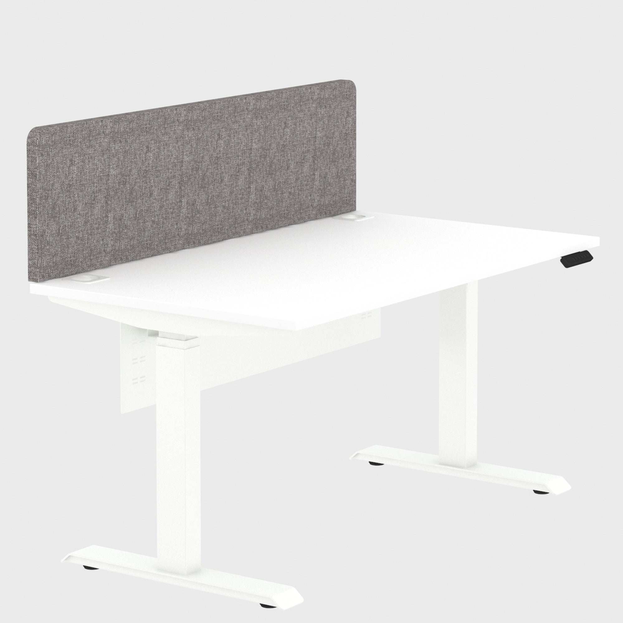 Electric Sit Stand Desk Single White Base Ewop