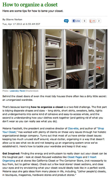 closet organizer tips