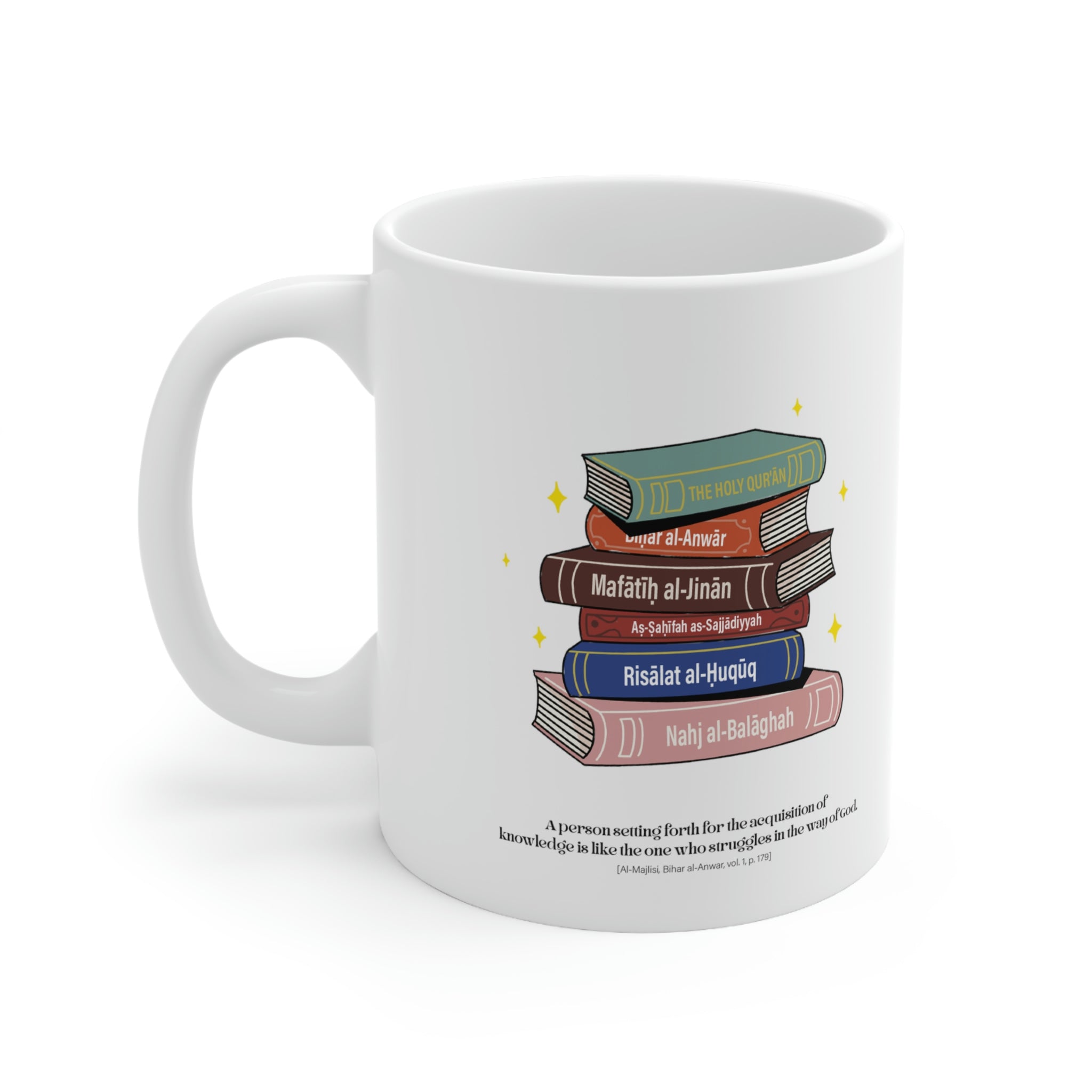 Set forth in knowledge mug