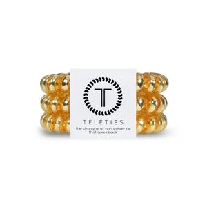 LARGE SPIRAL HAIR TIES-SUNSET GOLD - The Gatorbug