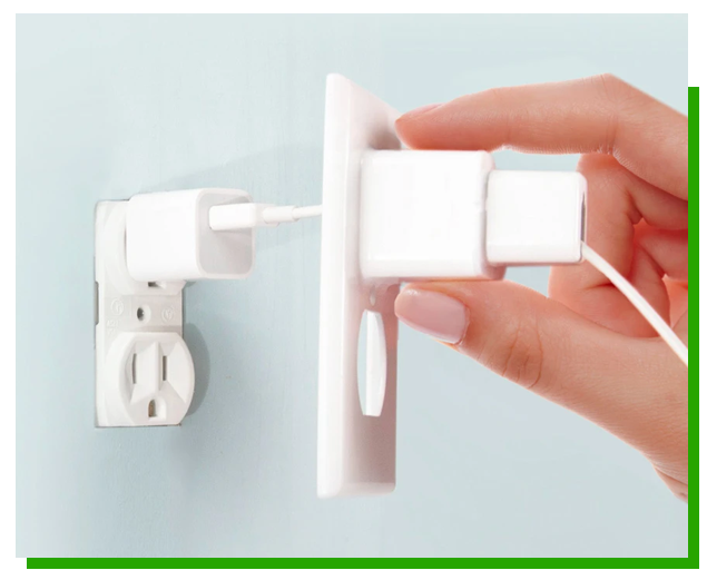 Wall Plate White – EverletCharge