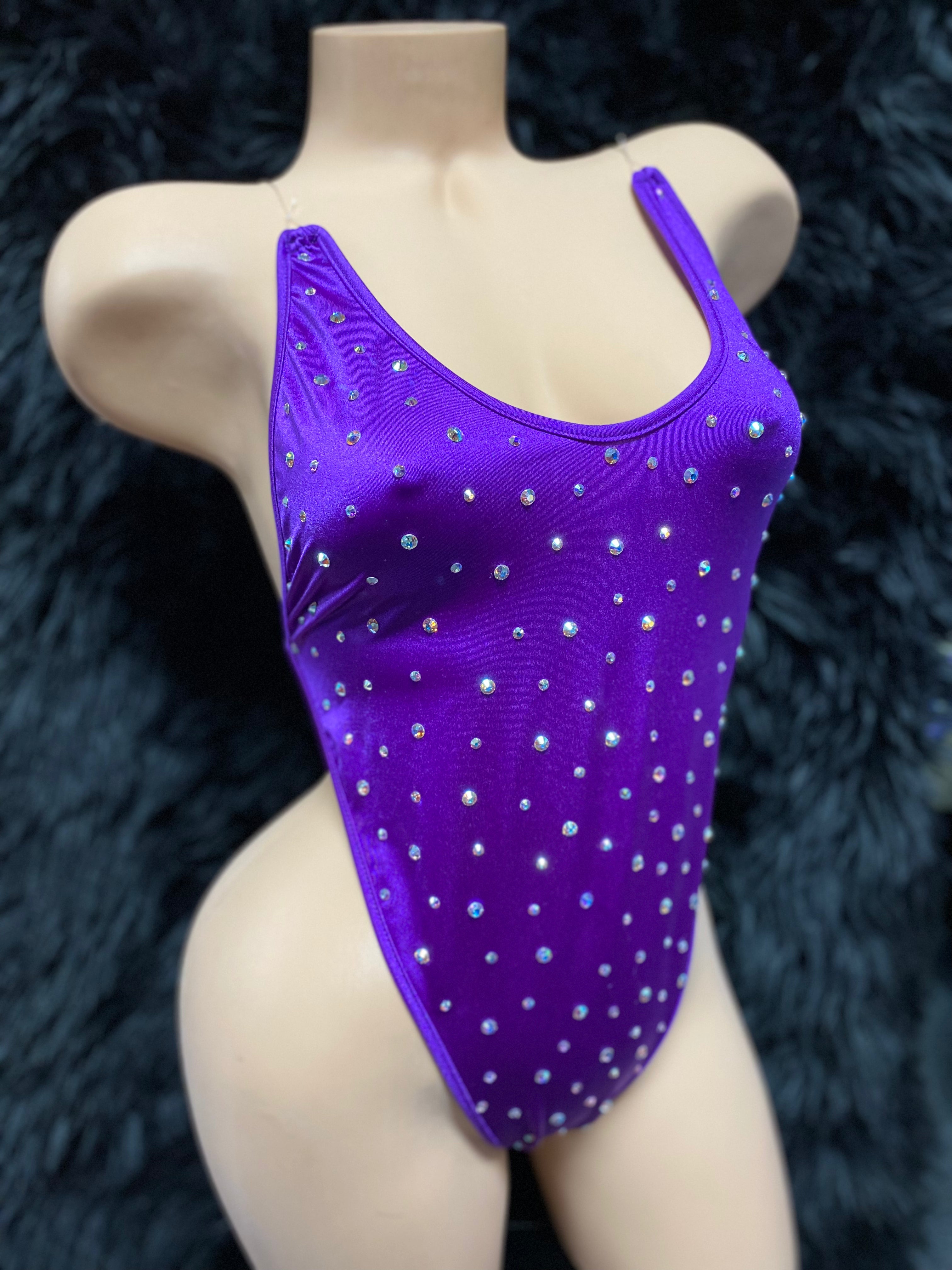 Rhinestone Illusion Bodysuit