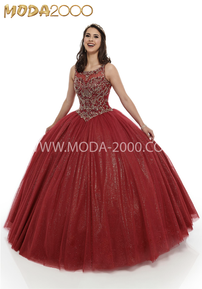 moda 2000 rose gold dress