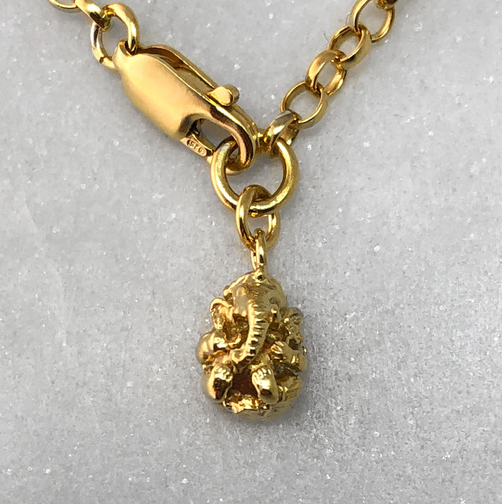 Tiny Gold Ganesha Bracelet – Jewel Thief