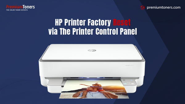 HP Printer Factory Reset via The Printer Control Panel