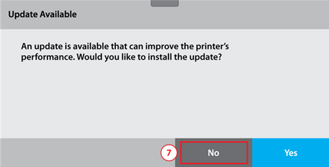 Firmware updates Update Available No - HP OfficeJet Pro printers