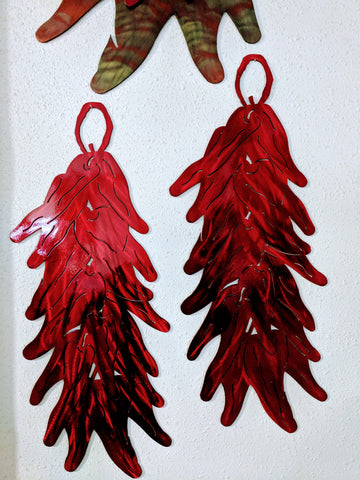 Side by side Chile Ristras