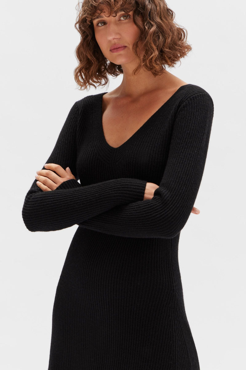 Assembly Label | Gloria Knit Dress - Black – Arbory Store