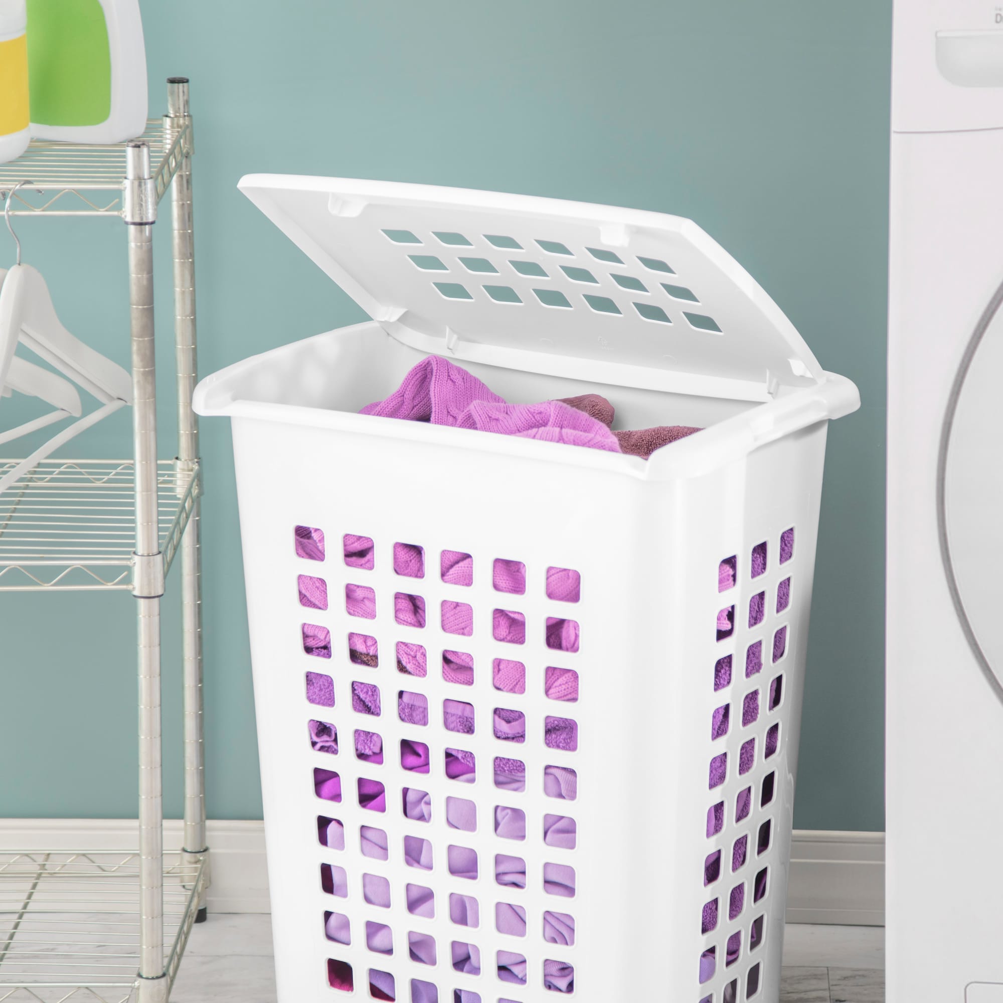 Sterilite Rectangular LiftTop Laundry Hamper | | SHOP HOME BASICS ...