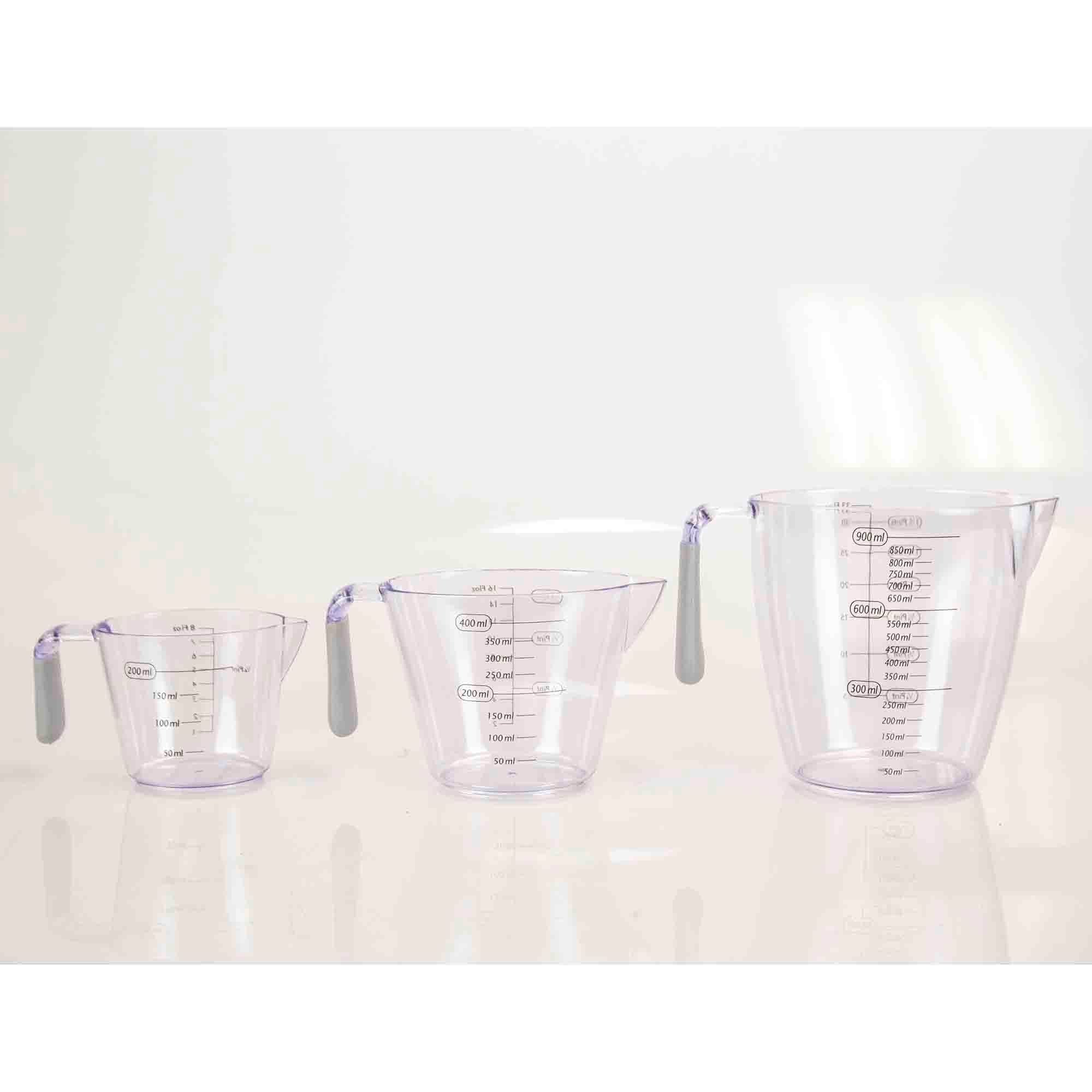3 Piece Measuring Cup with Rubber Grip | FOOD PREP | SHOP HOME BASICS ...