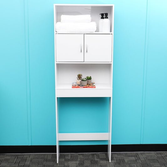 Home Basics Space-Saving Oak Wood Over the Sink Multi-Use Shelf 