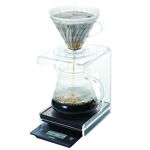 One of the standout features of the Hario V60 Drip Coffee Scale and Timer is its built-in auto-off function, which helps conserve battery life. The device operates on two included AAA batteries, ensuring that you never run out of power when you need it most.