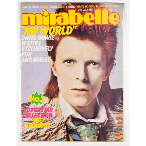 ELEGANTLY PAPERED - David Bowie 'My World' Mirabelle magazine 1973