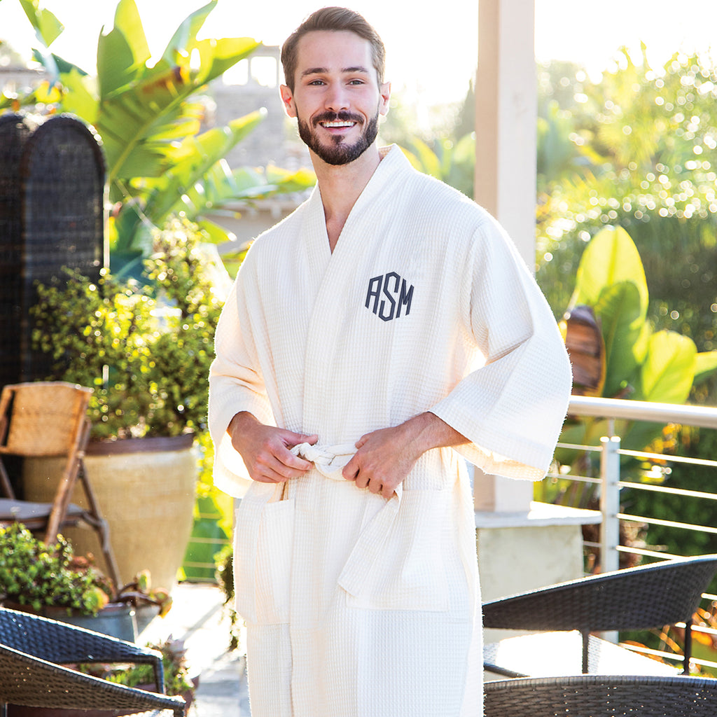 Personalized Luxury Robe / Monogrammed Terry Kimono Bathrobe