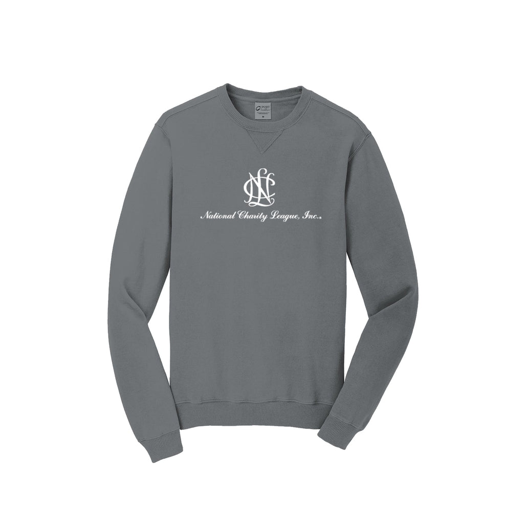 National Charity League Vintage Crewneck Sweatshirt - South Bay L / Pewter