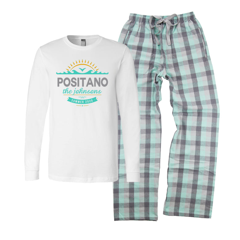 Personalized Family Vacation Pajamas - Summer Waves – Cotton Sisters
